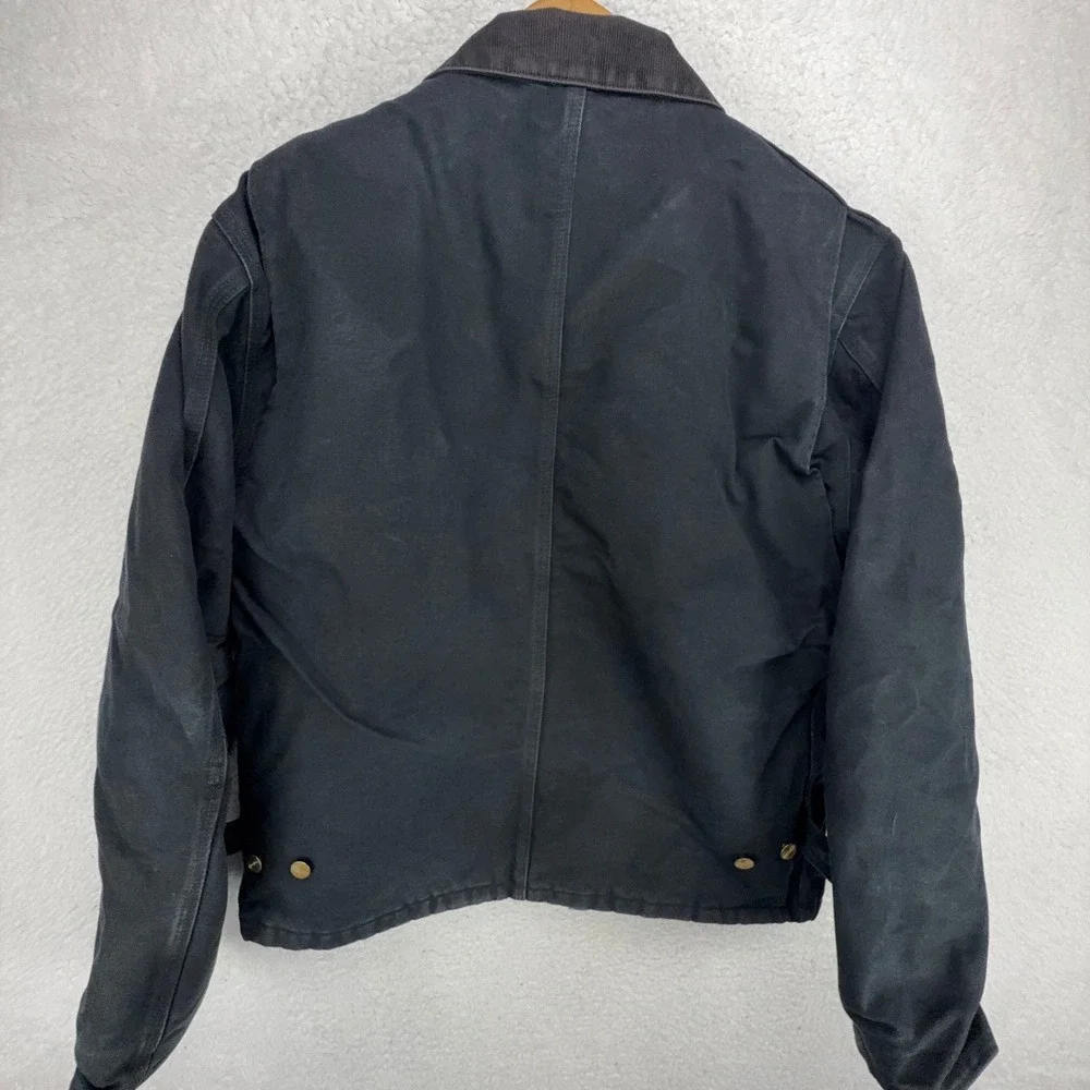 Carhartt Sandstone Jacket Arctic Quilt Lined Mens Large 44 J02 BLK Black